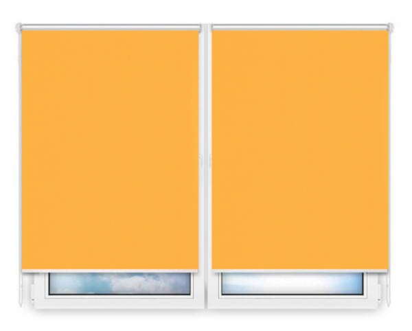 Рулонные шторы Мини Карина-желтый цена. Купить в «Мастерская Жалюзи»